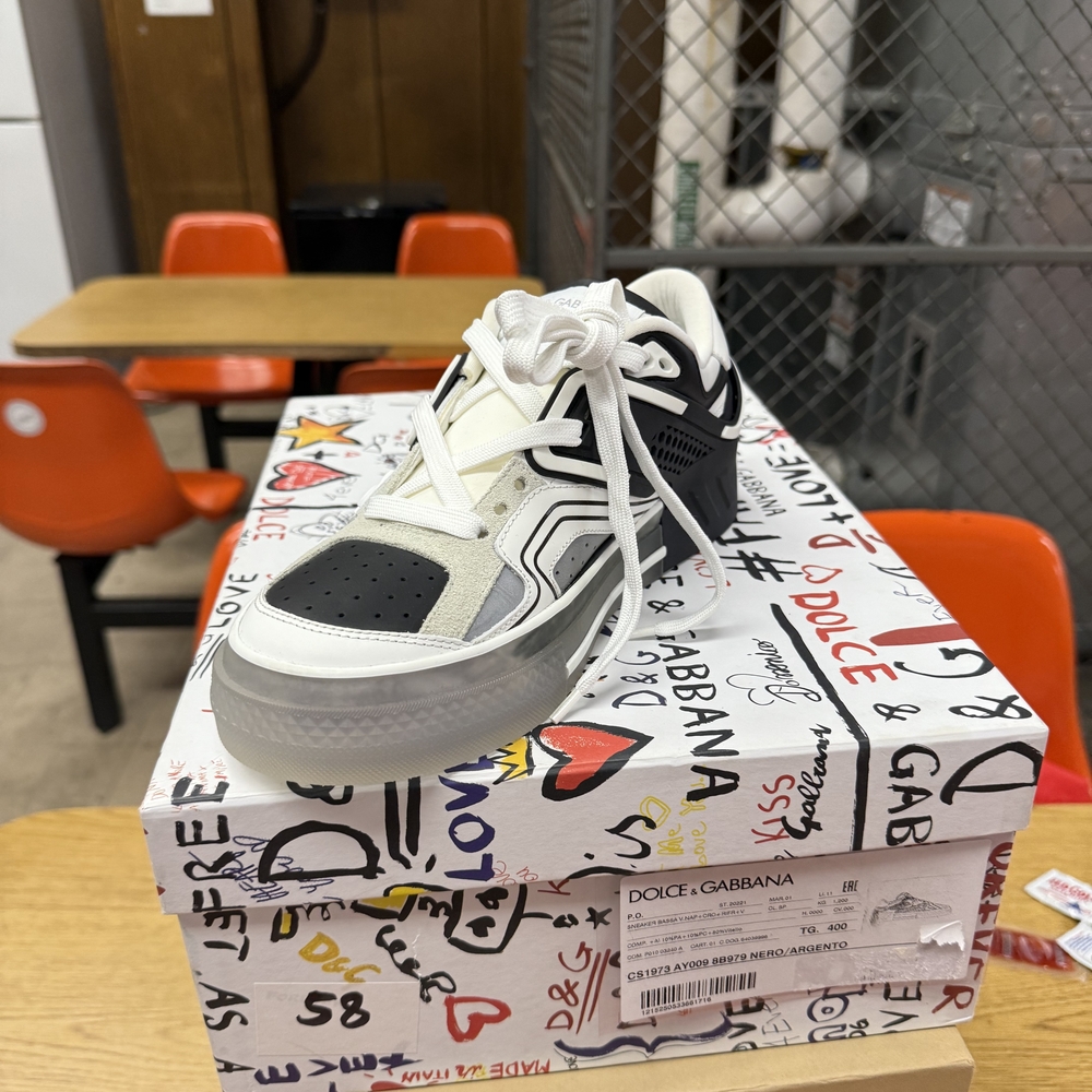 Dolce & Gabbana Black and White Sneakers